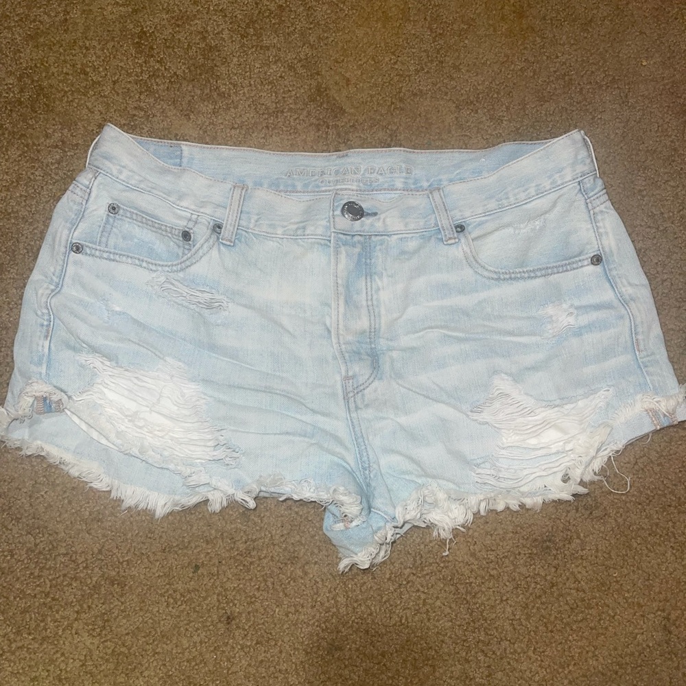 American Eagle Ripped Jean Shorts